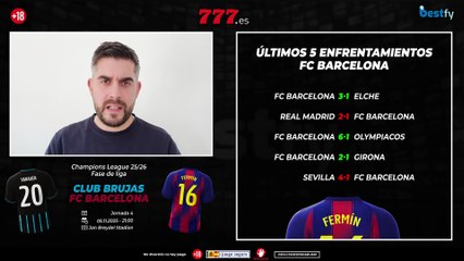 El Barça no quiere problemas ante el Brujas
