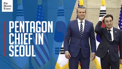 Pentagon chief holds security talks with South Korean counterpart