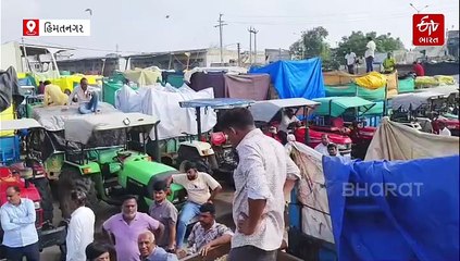માર્કેટયાર્ડમાં મગફળી વેચવા ખેડૂતોનો ભારે ધસારો, હિંમતનગર APMC બહાર 1 કિમી લાંબી લાઈન લાગી, ખેડૂતોને શું ભાવ મળ્યા?