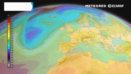 Peggioramento nel fine settimana - Evoluzione Temperature a 500 HPA