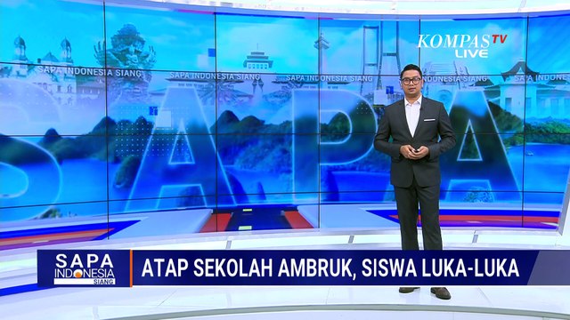 Hujan Deras Disertai Angin Kencang Sebabkan Atap SMK di Bogor Ambruk, Puluhan Siswa Terluka