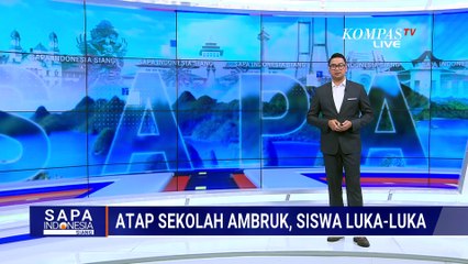 Hujan Deras Disertai Angin Kencang Sebabkan Atap SMK di Bogor Ambruk, Puluhan Siswa Terluka