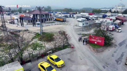 Kapıkule'deki tır kuyruğu sorunu "gurbetçi otoparkı" ile çözüldü