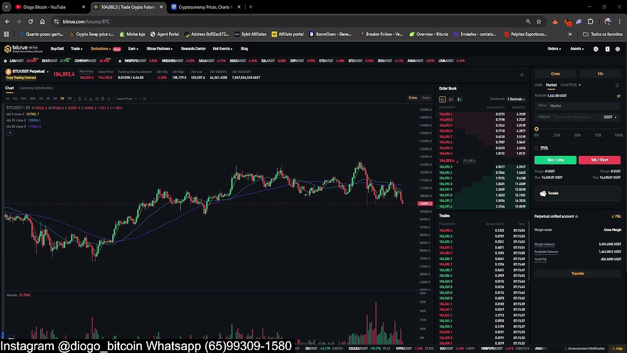 Abrindo um LONG #XRP em futuros perpétuos na #Bitget #bitrue ! #bnb #eth #futuros 04/11/2025