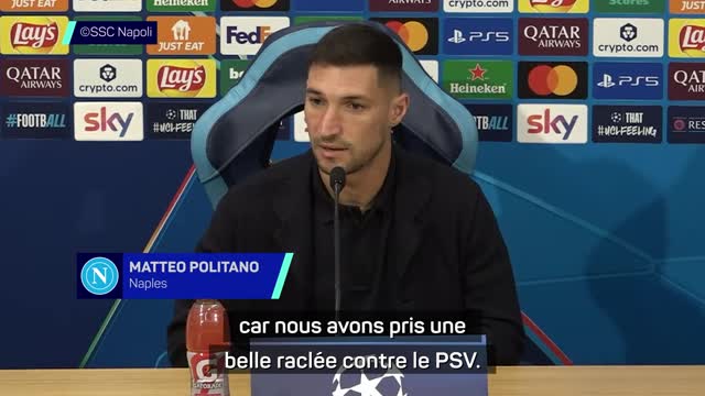 Naples - Politano : “Se rappeler de la belle raclée prise contre le PSV pour se donner à 100%”