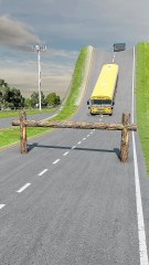 Realistic BeamNG Drive car crash physics. Watch in
