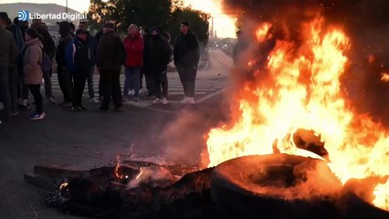 Disturbios y barricadas en la huelga del metal en Puertollano