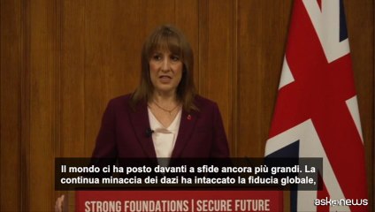 Ministra Gb non esclude aumento tasse: il mondo ha posto sfide grandi