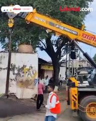 सातपूर परिसरात अतिक्रमण मोहीम,मनपाच्या अतिक्रमण मोहिमेला विरोध