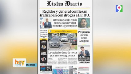 ¡Escandalo! Regidor y General confiesan que tráficaban drogras a EE. UU. | Hoy Mismo