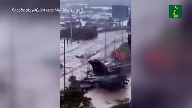 El tifón Kalmaegi inunda el centro de Filipinas y causa una veintena de muertos