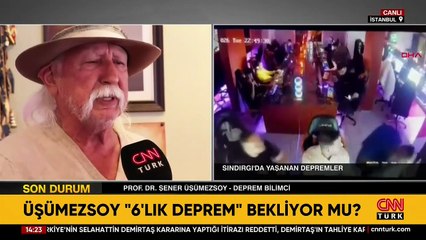 Sındırgı'da deprem fırtınası! Yeni deprem kapıda mı? Üşümezsoy CNN TÜRK'te açıkladı