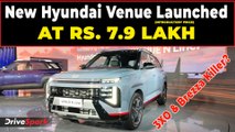 2025 Hyundai Venue Facelift Launch 😍 | Design, Features & Price  | Compact SUV King Returns!