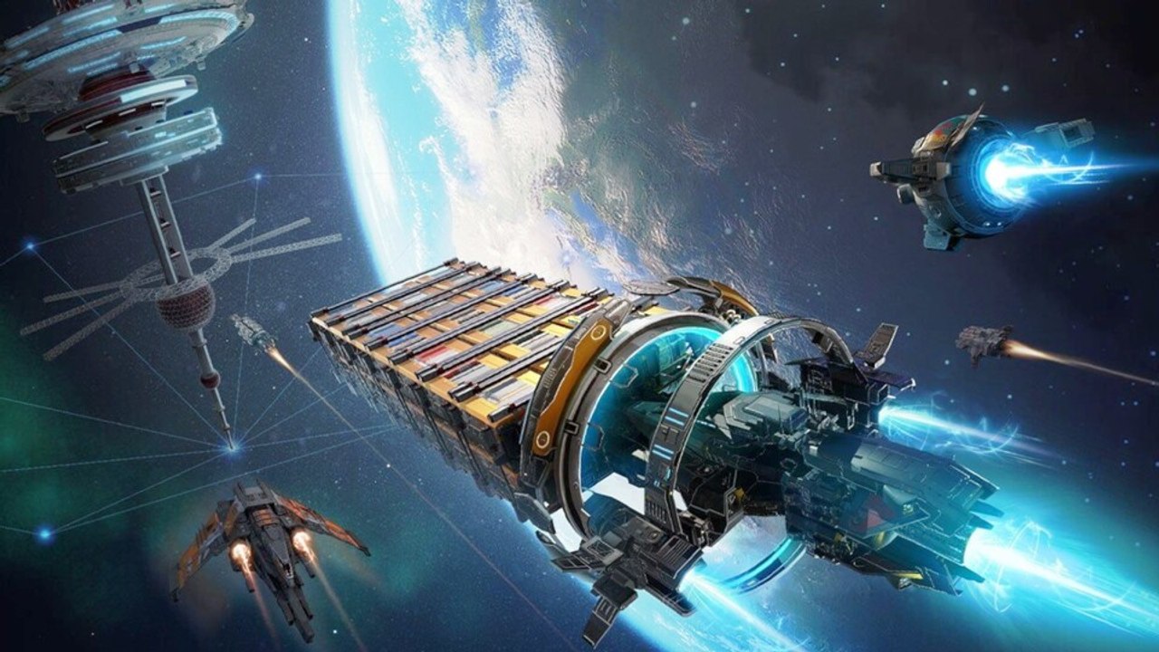 Ihr wolltet schon immer mal ein interstellares Handelssystem aufbauen? Hier startet ihr mit einem kleinen Frachter und erarbeitet euch eine Flotte