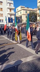 Anzio - L'inizio della cerimonia per la festa dell'unità nazionale e delle forze armate (04.10.25)