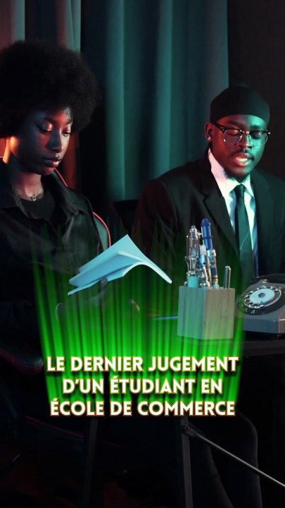 LE DERNIER JUGEMENT D'UN ÉTUDIANT EN ÉCOLE DE COMMERCE