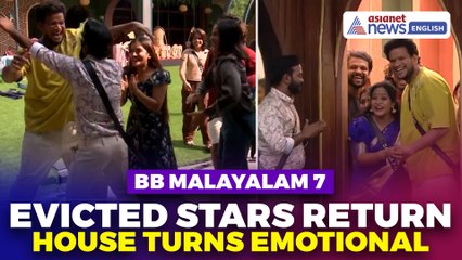 Bigg Boss Malayalam7: Appani Sarath, Sariga & Sarika KB Re-Enter The House!