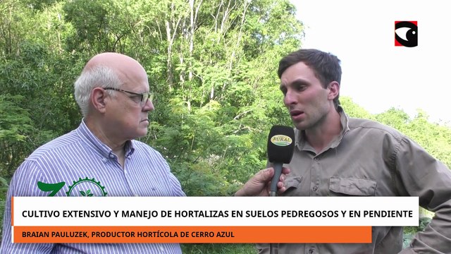 Cultivo extensivo y manejo de hortalizas en suelos pedregosos y en pendiente