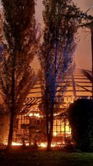 Los hermanos Roca pierden su espacio de eventos por un incendio