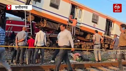 बिलासपुर में ट्रेन हादसा, 4 की मौत 1 की हालत गंभीर, मालगाड़ी से टकराई पैसेंजर ट्रेन