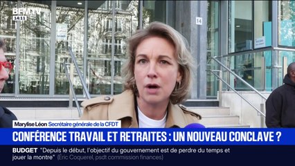 Conférence Travail et Retraites: "C'est un cadre qui nous va bien", affirme Marylise Léon, secrétaire générale de la CFDT