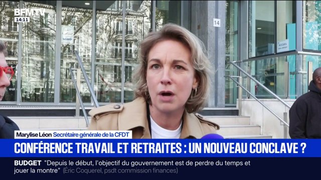 Conférence Travail et Retraites: C'est un cadre qui nous va bien , affirme Marylise Léon, secrétaire générale de la CFDT