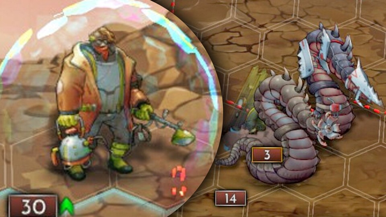 Ein rundenbasiertes Gefecht im Strategiespiel Heroes of Science and Fiction erinnert überdeutlich an den Klassiker Heroes 3