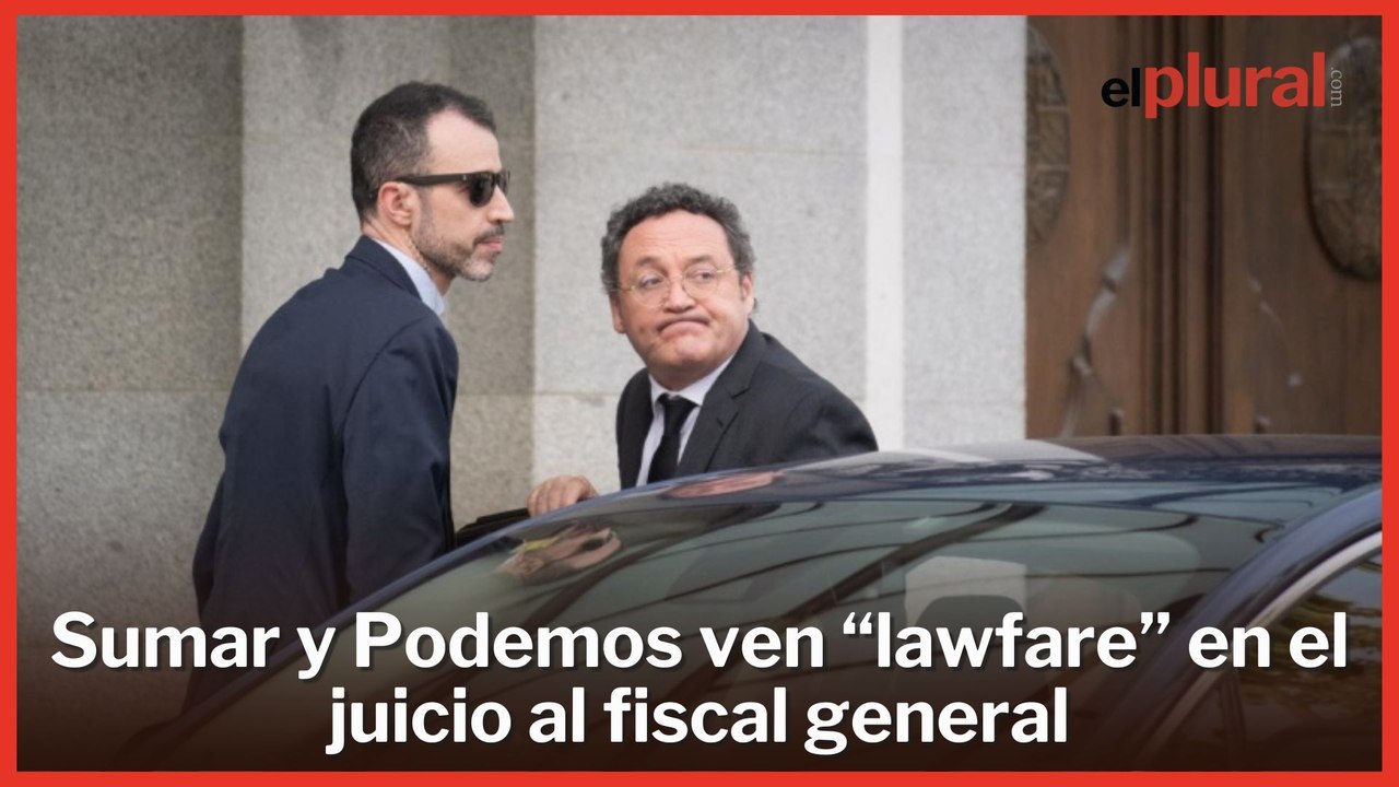 Sumar y Podemos defienden al fiscal general y piden que Ayuso se centre en su “clan de corrupción”