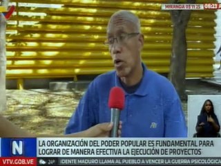 Mirandinos respaldan la organización popular como un método efectivo para la ejecución de proyectos