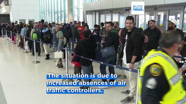 US airports hit by major flight delays and cancellations as long government shutdown drags on