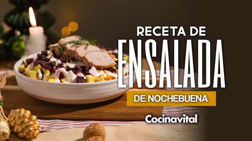 Receta de ensalada nochebuena para Navidad