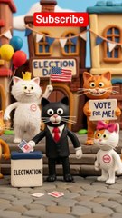 cats celebrating election day #cat #catvideos #funnycat #shorts #shortsfeed