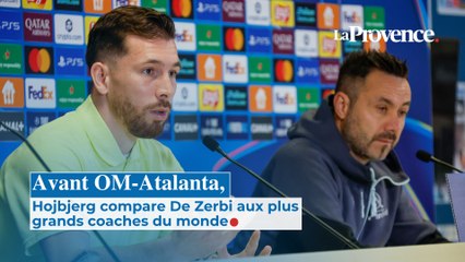 Avant OM-Atalanta, Hojbjerg compare  De Zerbi aux plus grands coaches du monde