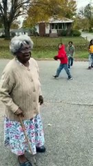 Hilarious Grandma Goes Viral Kicking Football 🏈