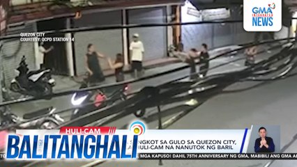 3 magkakaibigan na sangkot sa gulo sa Quezon City, arestado; 2 sa kanila, huli-cam na nanutok ng baril | Balitanghali