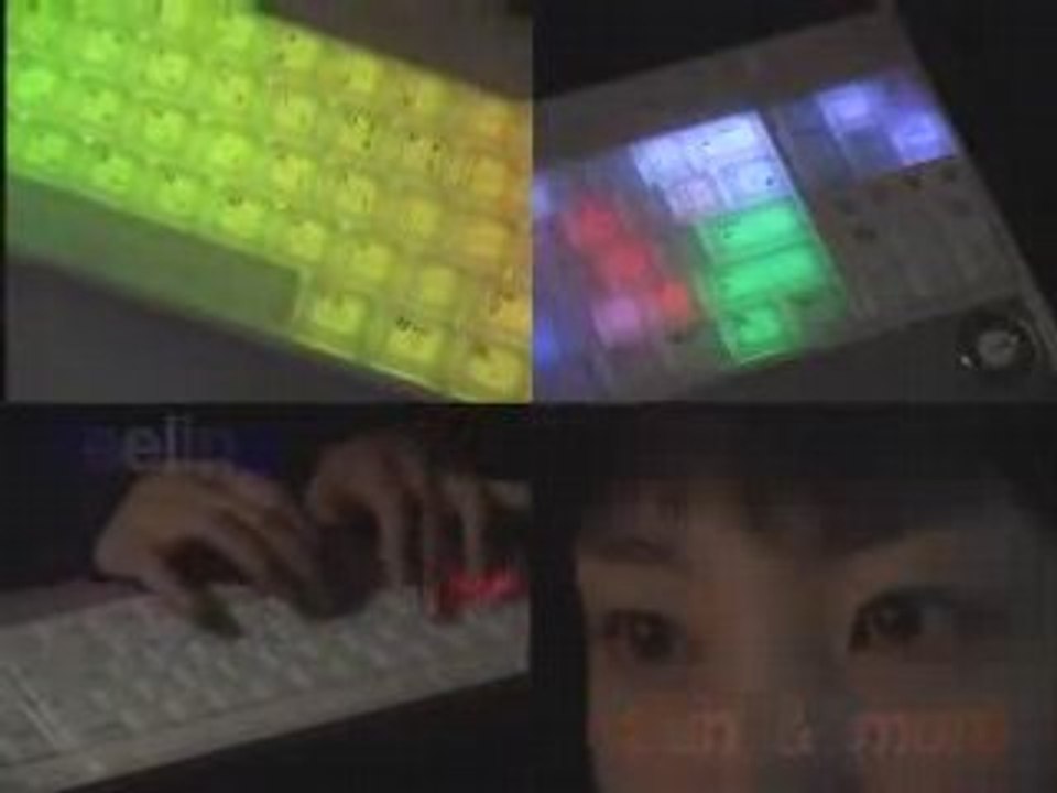 Clavier coloré par Luxeed
