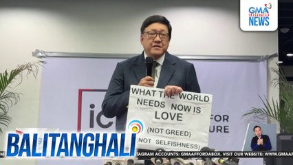 ICI Chairman Andres Reyes, Jr. sa gitna ng imbestigasyon sa mga anomalya sa flood control projects - We need to love our country | Balitanghali