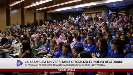 LA ASAMBLEA UNIVERSITARIA OFICIALIZÓ EL NUEVO RECTORADO