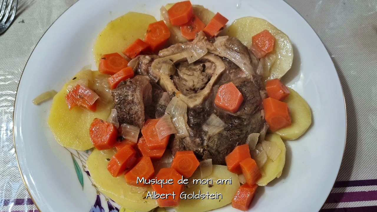 Le jarret de boeuf carottes