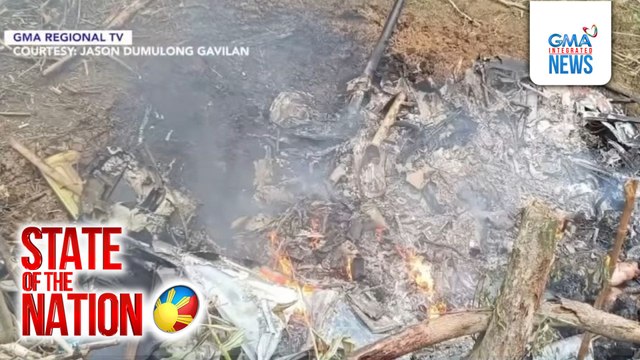 Air Force helicopter na tutulong sa mga binagyo, bumagsak sa Agusan Del Sur | SONA