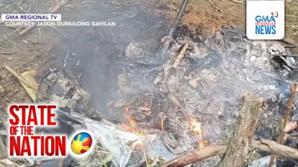 Air Force helicopter na tutulong sa mga binagyo, bumagsak sa Agusan Del Sur | SONA