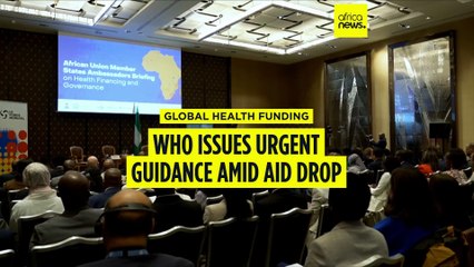 WHO issues urgent financial guidance amid aid drop