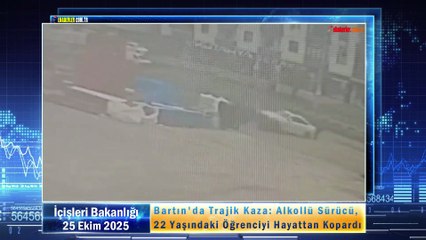 Bartın'da Trajik Kaza: Alkollü Sürücü, 22 Yaşındaki Öğrenciyi Hayattan Kopardı