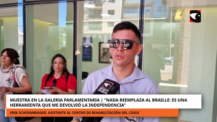 Muestra en la Galeria Parlamentaria Nada reemplaza al Braille