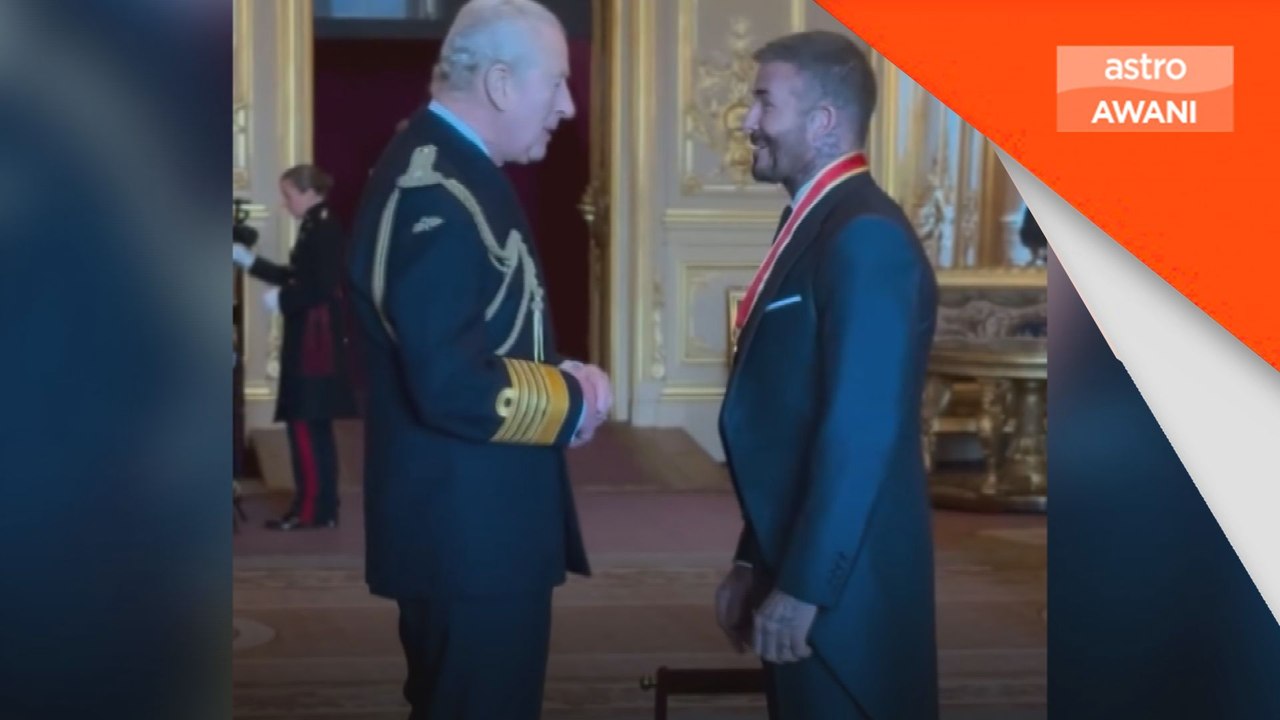 David Beckham terima anugerah kebesaran, kini bergelar Sir