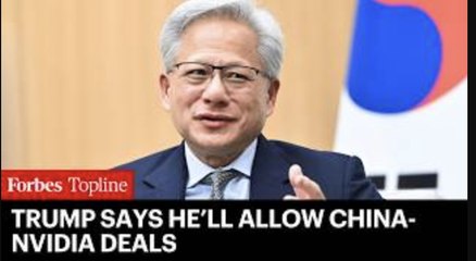 Trump Says He’ll Allow China-Nvidia Deals Except For ‘Most Advanced’ Blackwell Chips