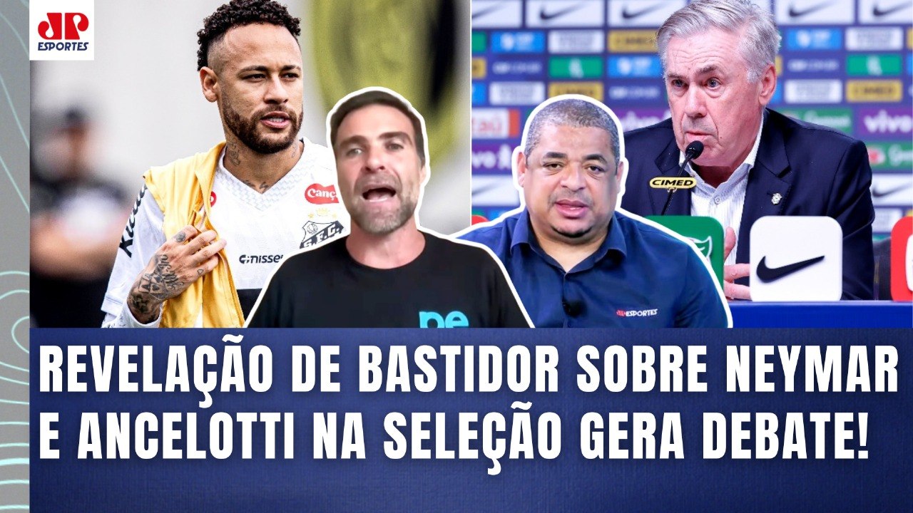 INFORMAÇÃO! "Cara, FOI REVELADO que o Ancelotti acha que o Neymar..." OLHA esse BASTIDOR da Seleção!