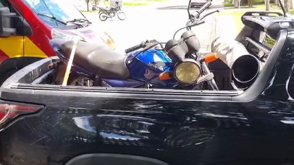 Motociclista de 23 anos fica ferido após queda no Recanto Tropical em Cascavel