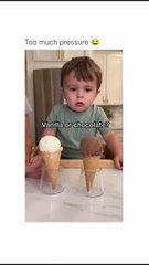Too Much Pressure: Vanilla vs. Chocolate Ice Cream Dilemma