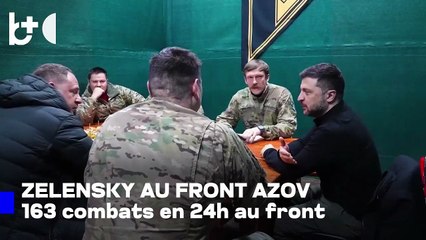Zelensky visite les troupes en première ligne, dont les combattants d'Azov